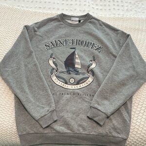 Grey Saint-Tropez crewneck
